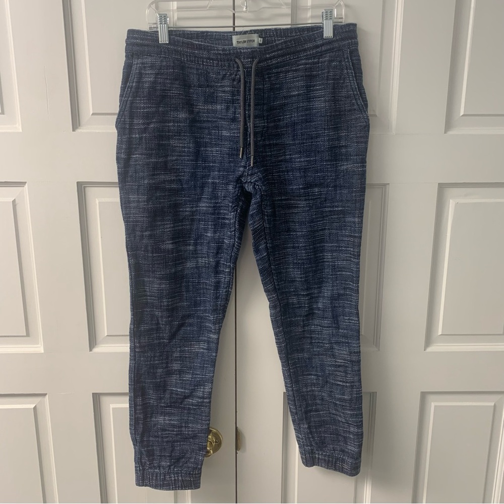 Taylor Stitch Apres Pant Blue Jogger Mens Medium